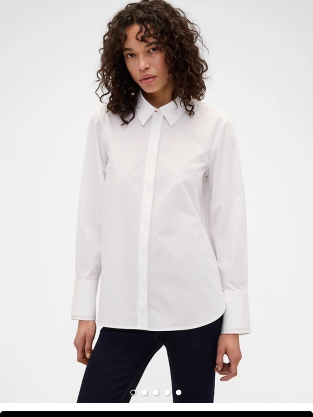 Gap × Victoria Beckham Relaxed Poplin Shirt